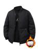 Men's 8X Ultrasonic Cotton Jacket - Autumn/Winter European & American Style Warm Coat