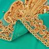 Ethnic Style Pearl Beaded Chiffon Headscarf with Rolled Edge