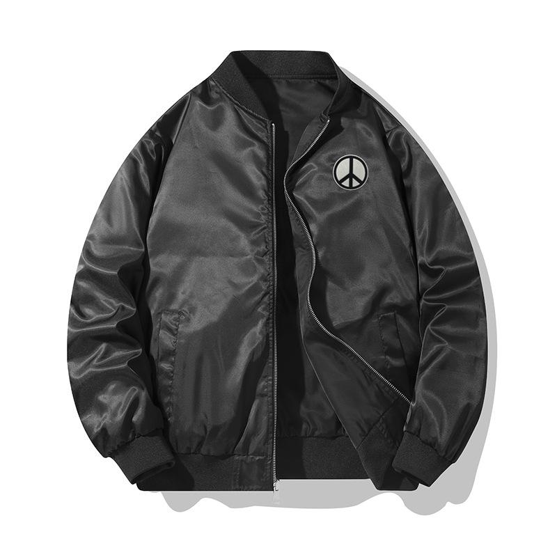 Весенние, осенние и зимние куртки-бомберы, летные костюмы, американские бейсбольные куртки L