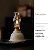 Retro Chinese Ceramic Kerosene Butter Lamp - Nostalgic Indoor Decor