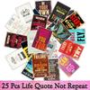 25 Inspirational Motto Poster Stickers Wish Hot Car Motorcycle Electric Car Suitcase Waterproof Stickers