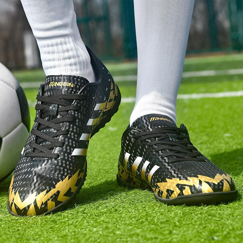 Low-top Football Shoes Male and Female Adult Students Children's Game Training Shoes TF Broken Nail Football Shoes