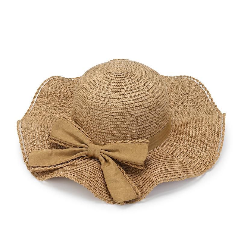 Fashionable Straw Hat for Women with Large Brim Summer Women's Fisherman's Fashion Seaside Beach