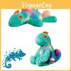 Cute Color-changing Chameleon Plush Toy Long-haired Stuffed Lizard Doll Wholesale Gift Decoration