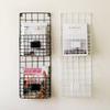 Iron Grid Wall Magazine Holder