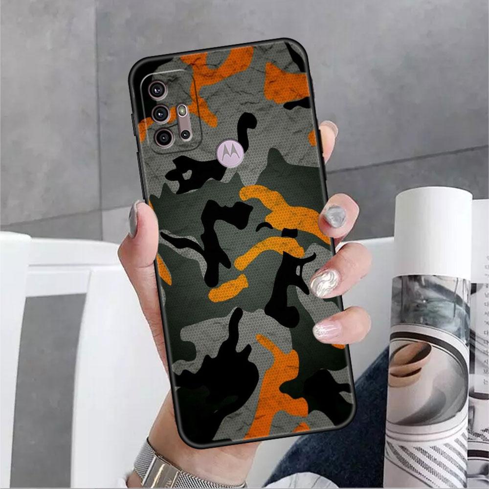 

Чехол для Motorola G60 G30 G22 Edge 20 G51 G52 G50 G31 G53 One Fusioin G71 G72 G60s G200 G9 G8 чехол для телефона военный камуфляж Moto G60