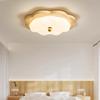 "Wabi-Sabi Retro Gold Ceiling Lamp: Medieval Resin Design for Master Bedroom and Study"