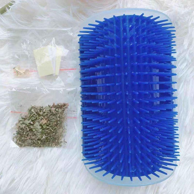 

Маленькая Дешевая Когтеточка Почесать Питомец Уголок Товары для Животных Столбик для Ласки Hair rub (dark blue)