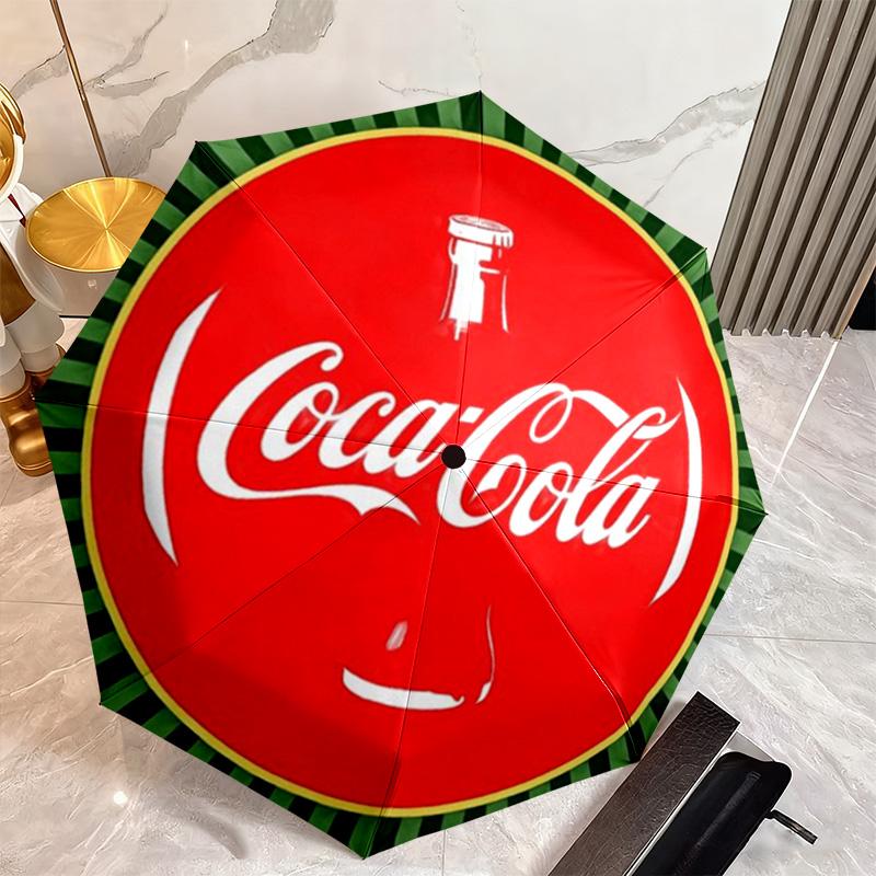 Christmas Gift Halloween Theme Bear Truck Coca Cola umbrella is suitable for all seasons, including home travel and outdoor activities Y26