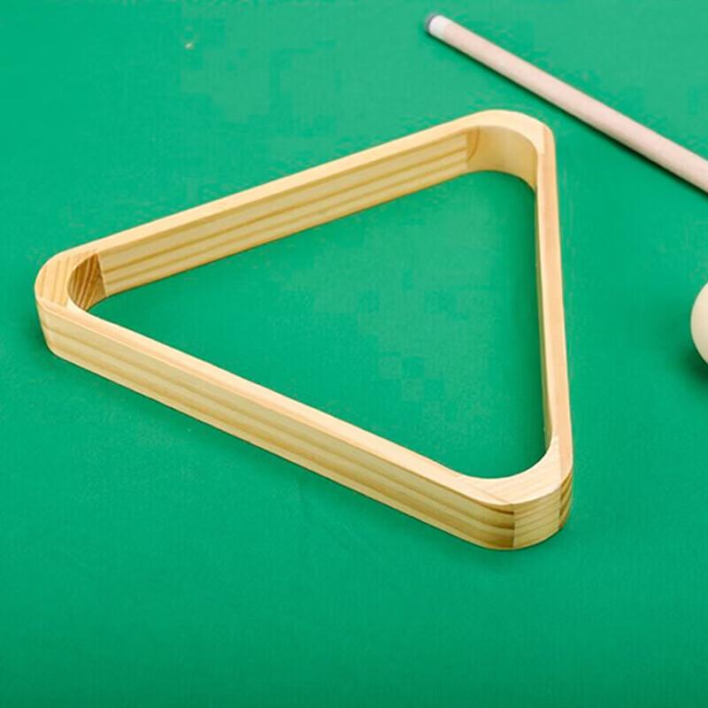 Solid Wood Billiard Triangle Ball Rack for Black 8 Pool