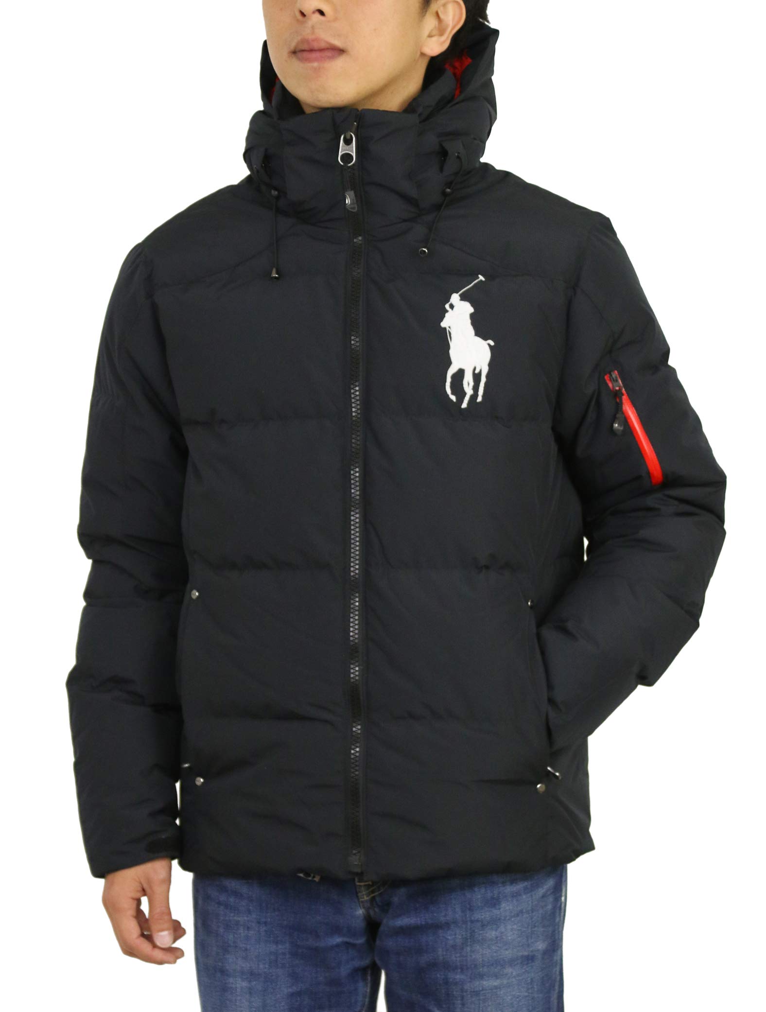 

POLO RALPH LAUREN Парка з ріпстопу Big Pony Пухова Розмір Чорна Чоловіча Куртка, XL, (Код товару 0101746) чорний