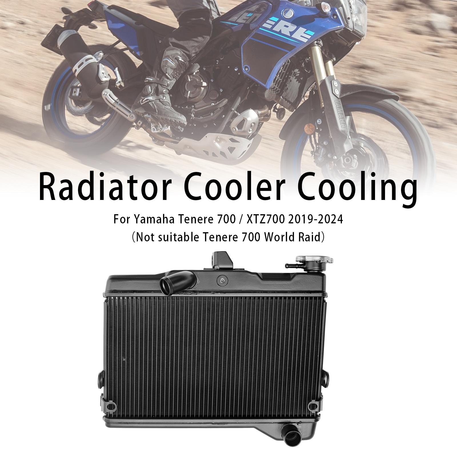 

Radiator Cooling Engine Cooler For Yamaha Tenere 700 XTZ700 2019-2024 Black