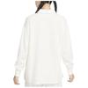 Nike Sportswear Essential Women's Oversized Long-Sleeve Polo White FB8721-133