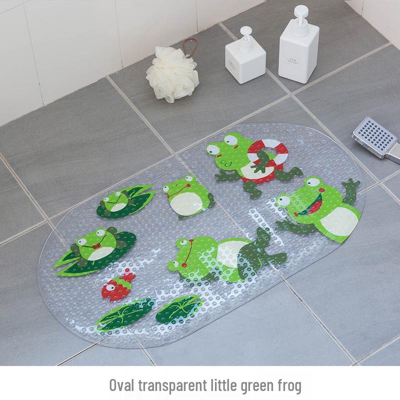 Cartoon Non-slip Children's Bathroom Shower Mat, 69x39 Cm