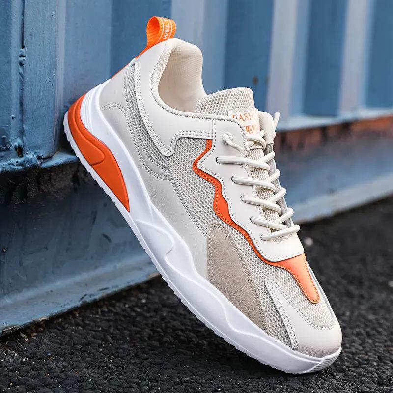 Spring and Autumn Men's Shoes Summer Breathable Thin Deodorant Mesh Shoes Versatile Flat Shoes Sports Casual Shoes