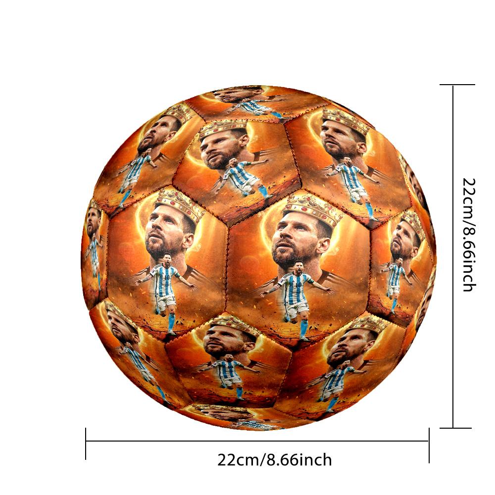 Messi 10 Number World Cup Champion Size 5 Soccer Ball Machinestitched Indooroutdoor Universal Football Ideal For Soccer Enthusiasts