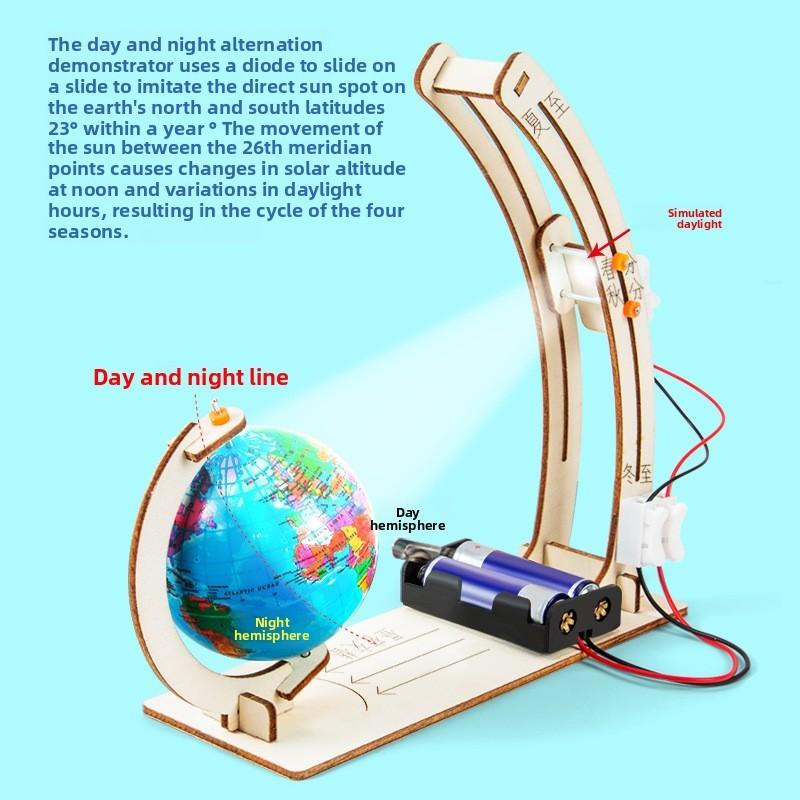 Wissenschaftsexperiment Basteln Erde Tag-Nacht-Zyklus Modell Lernset Für Kinder