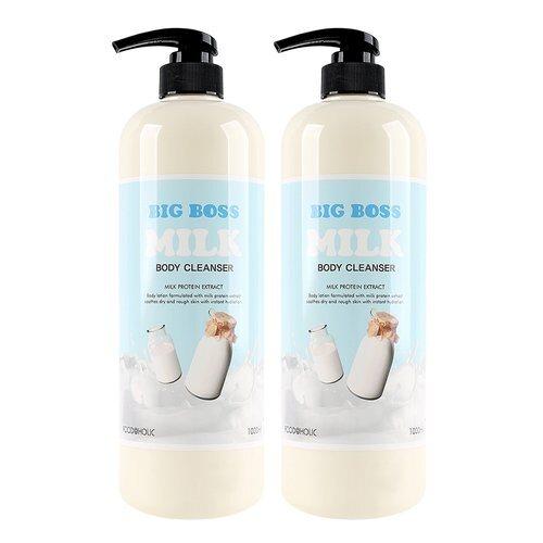 (1+1) FoodaHolic Big Boss Milk Body Cleanser 1000 Large Capacity_631373