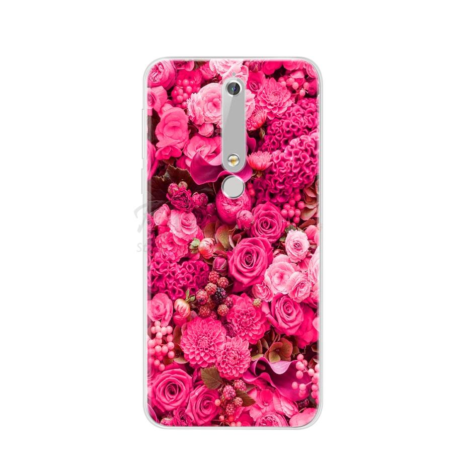 For Nokia 6.1 Nokia6.1 Phone Case Soft TPU Silicone Case For Nokia 6.1 2018 / For Nokia 6 2018 TA-1068 TA-1043 Case Back Cover