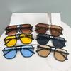 1/6pcs 2024 Trendy UV Protection Sunglasses, Unisex, Instagram Style Anti-Glare Driving Glasses.