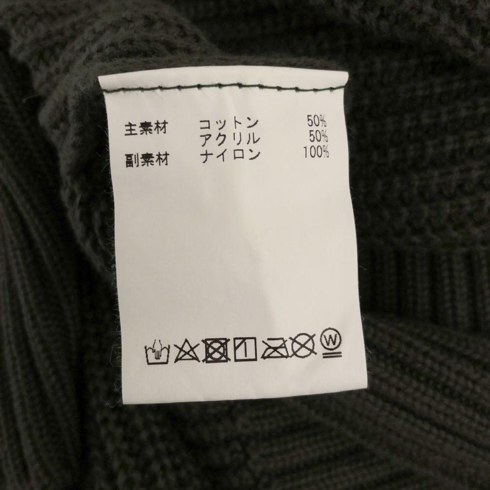 Subciety made in Japan Long sleeve knit L khaki sweater Men's Used