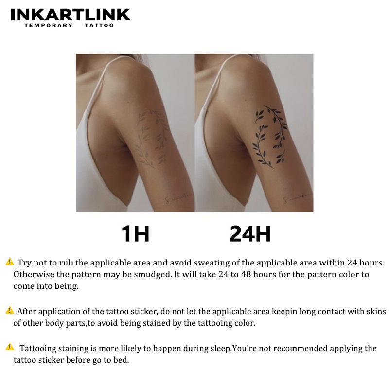 Cute black cat Temporary Tattoo,Lasts To 15 Days New Technology Magic Waterproof Semi Permanent Sticker.