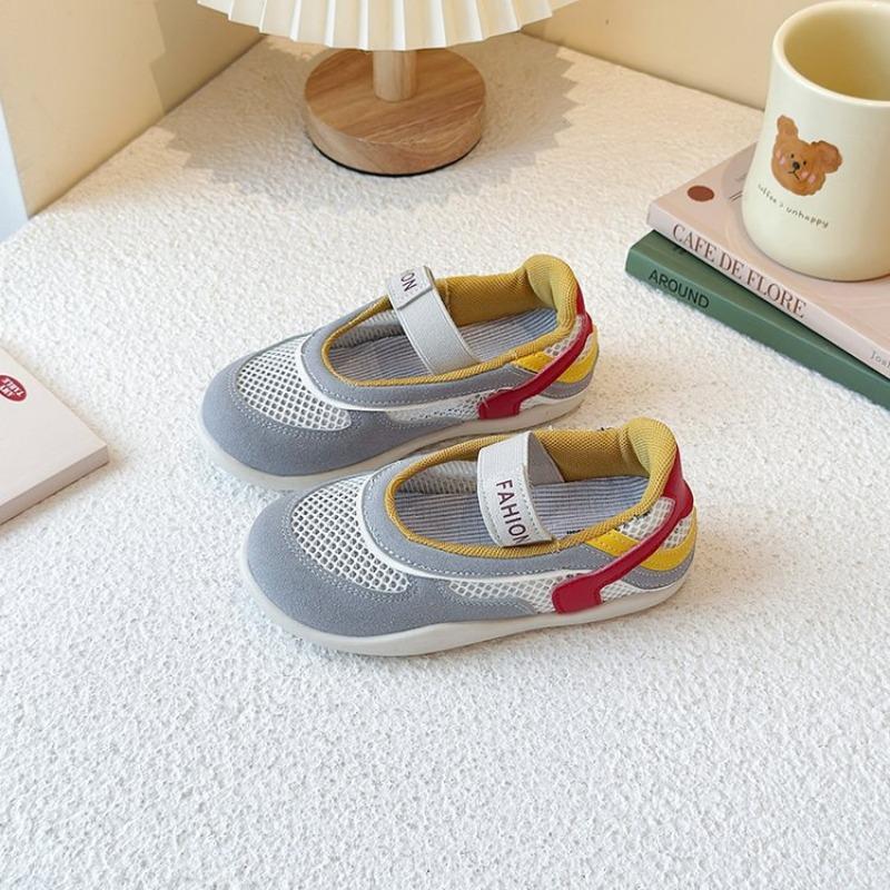

Korean Children s Shallow Mesh German Training Shoes Girls Mary Jane Shoes One-step Casual Forrest Gump Shoes 26 жовтий