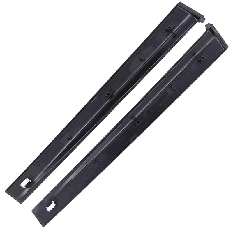 2 Stück Schwarze Säulenverkleidung für Autofenster und Türen (B-Säule) für Honda Civic Hatchback & Coupe Hatchback 2-Türer 1992-1995