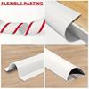 1PC 1m/3meters Soft Cord Cover Durable Flexible Wire Cover PVC Cable Management Floor Cable Cover Indoor