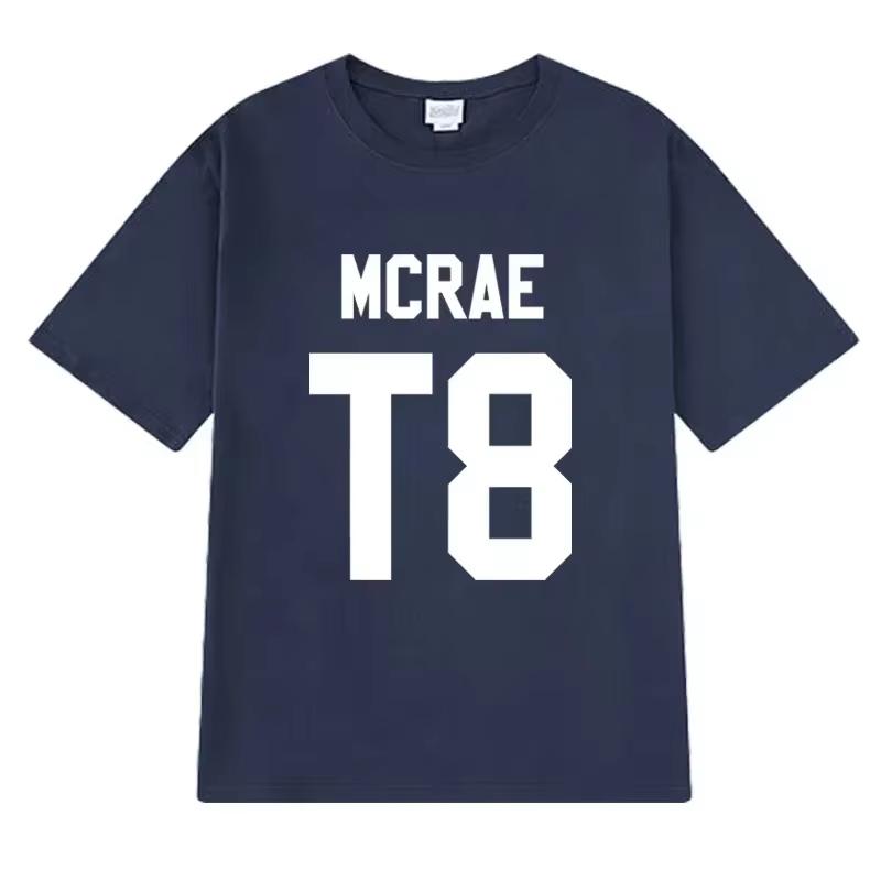 2026 Hot Sale Tate McRae T8 Concert Fashion Printed T Shirt Unisex Harajuku Classic Short Sleeve Tshirts Men Women Cotton Tops