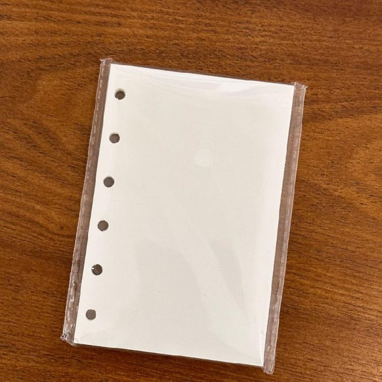 A7 Size Detachable Notebook Quality Paper Interchangeable Pages Removable Rings Binder Notebook Smooth Writing Design