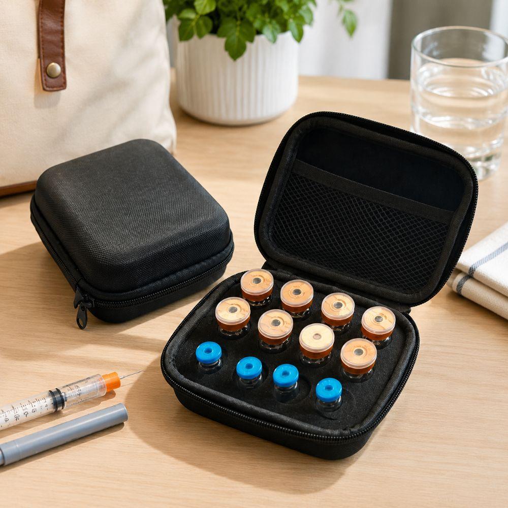 3/10ML Insulinfläschchen Aufbewahrungstasche Wasserdicht Ätherische Öle Tragetasche Diabetespflege