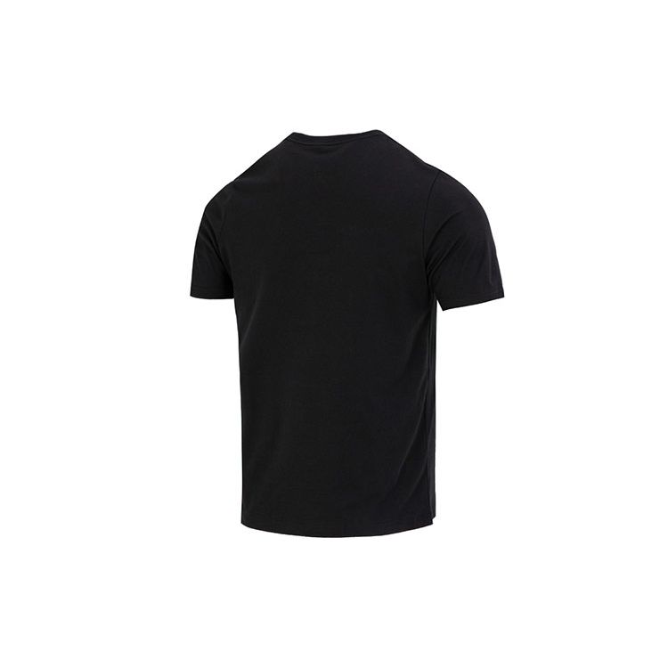 adidas Logo Print Casual Sports Crew Neck Short Sleeve T-Shirt Men Tops Black IC9282