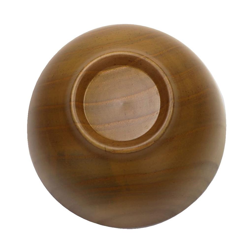 Osaka Choseido Wooden Miso Soup Bowl, Yamanaka Lacquer, 11.2cm Diameter, 420ml Capacity, Large