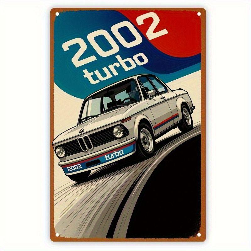Automotive Metal Decorative Painting: Gifts for Car Lovers Garage Home Style