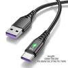 USB C Fast Charging Cable 6A PD 66W Data Sync Nylon Braided Cord USB C to Type C Adapter Fast Charging Cable