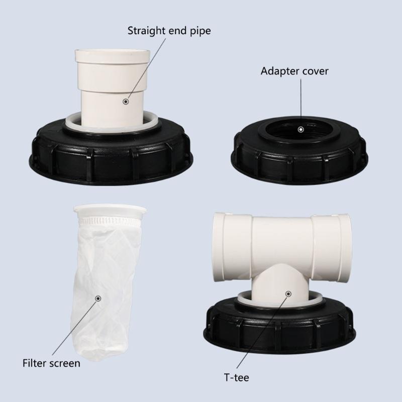 165mm IBC Nylon Mesh Lid Filter with Fine Mesh Designs For Water Storage Various Industries Tanks Filtration Mesh