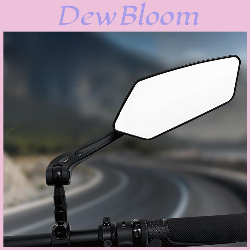 Bicycle Rearview Mirror Hd Convex Nylon Mount For Mountain And Road Cycling