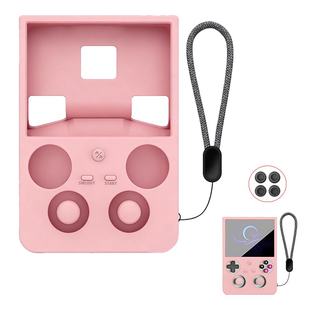 Protective Case Cover For ANBERNIC RG 477V Handheld Game Console Accessories Silicone Anti Fall Dust-proof Protective Shell