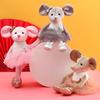 Plush Ballet Mouse Toy With Pp Cotton Filling For Girls And Kids Gift