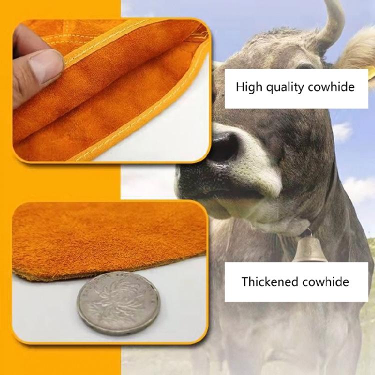 15inch Leather Welding Spats Heat and Abrasion Resistant Welder Protection Tools