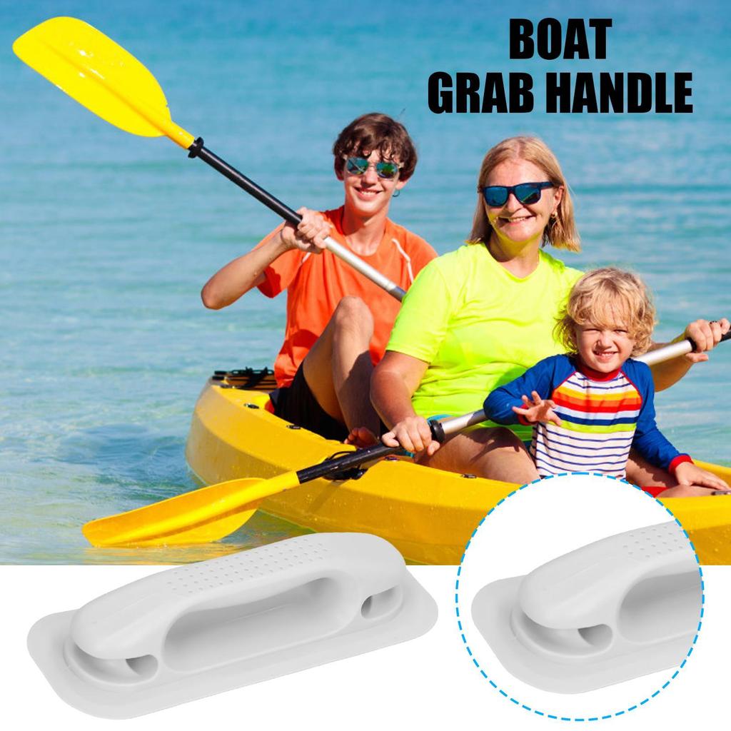 2pcs Kayak Boat Handle Grab Inflatable Boat Dinghy Raft Side Mount Handle Pad Handle Craft Parts Kayak Fishing Boat Accessories