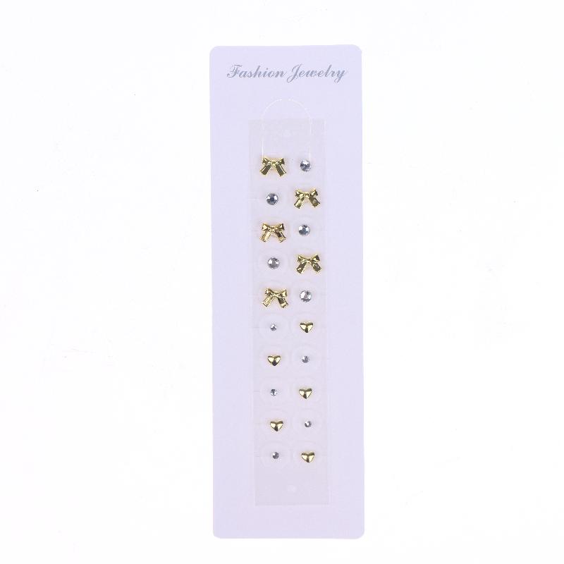 20Pcs/Sheet  Gilded Butterfly  Ear Point Stickers Ear Pressure Stick Acupuncture Auricular Ear Stickers Massage