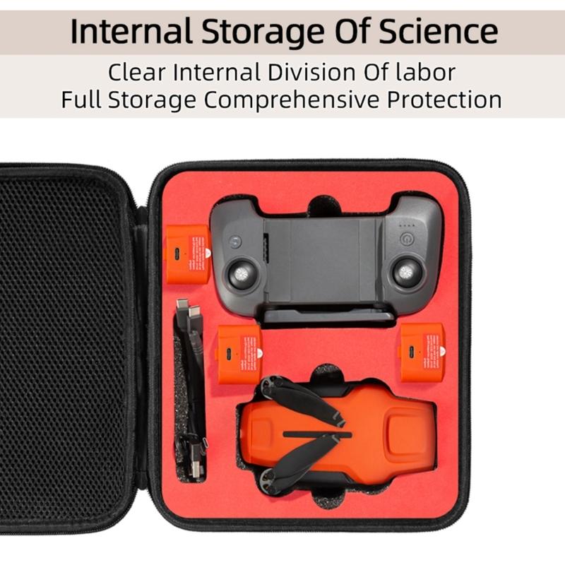 Black Square Protective Storage Box for FIMI 3 Quadcopter Gear Travel Friendly Carrying Box