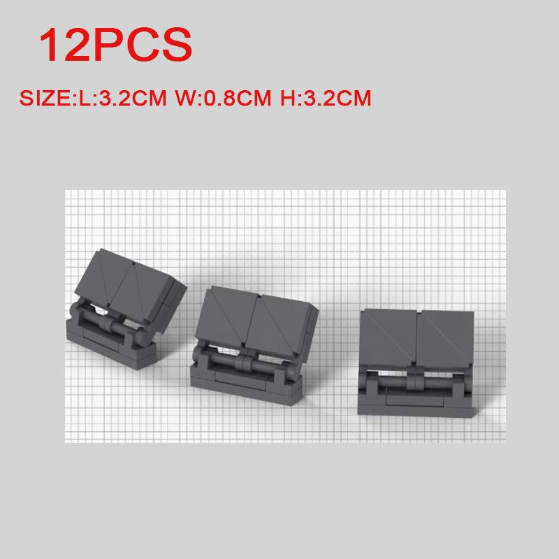 MOC Building Blocks Military Scene Character Accessories Assembled Artillery Mech Radar Receiving Station Bricks Gift Toy K063