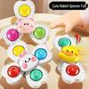 Toddler Cartoon Suction Cup Spinning Toy for High Chair – Edible, Educational, 0-1 Year Olds