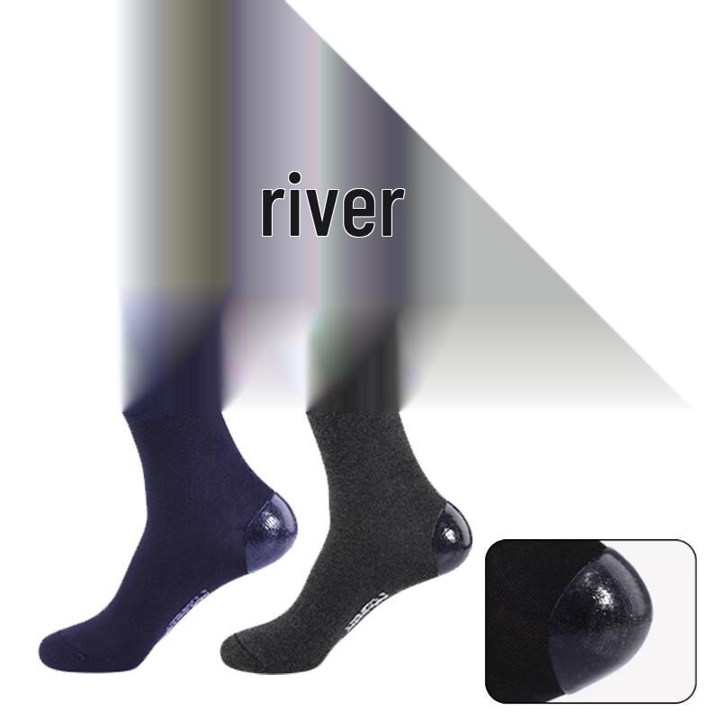 Langsha Heel Anti-Crack Moisturizing Mid-Calf Socks One Size