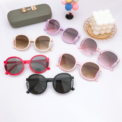 Gafas de sol infantiles de colores caramelo con montura redonda, Gafas de sol para proteger del sol, Gafas cóncavas lindas para bebé personalizadas para fotografía callejera