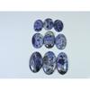 363Cts. Natural Blue Sodalite Oval Cabochon Loose Gemstone 09Pcs Lot 33-41MM C-1498