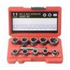 10-teiliges Mutternausdreher-Set mit 1/2"-Vierkantantrieb und Gleitmuttern-Entfernungswerkzeug für Druckluftschrauber und Elektroschrauber